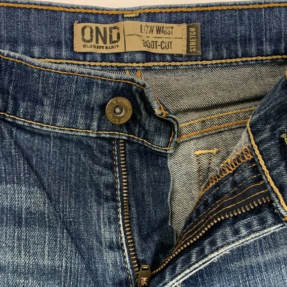 Old Navy Denim Women Jeans Blue Size 8 Short Low Waist Boot Cut Stretch‎ Pockets - Picture 9 of 11
